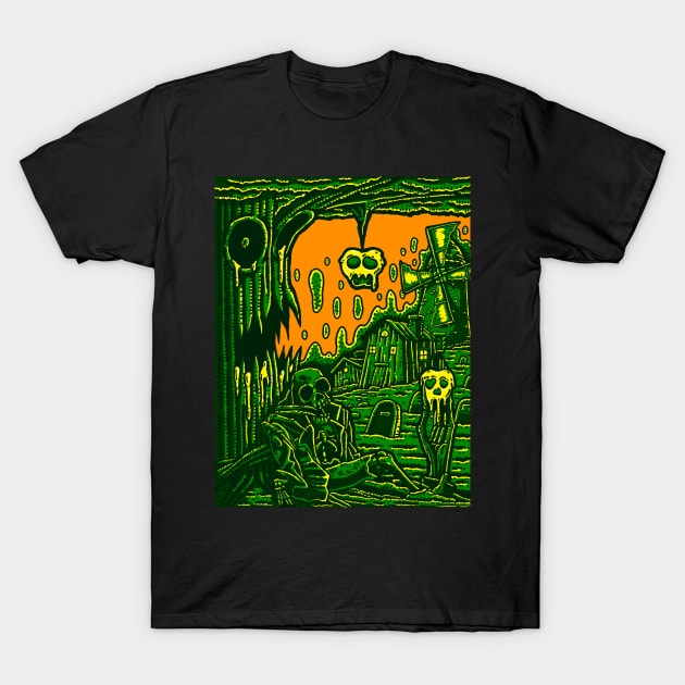 Haunted Village T-Shirt by PD_ToonShop